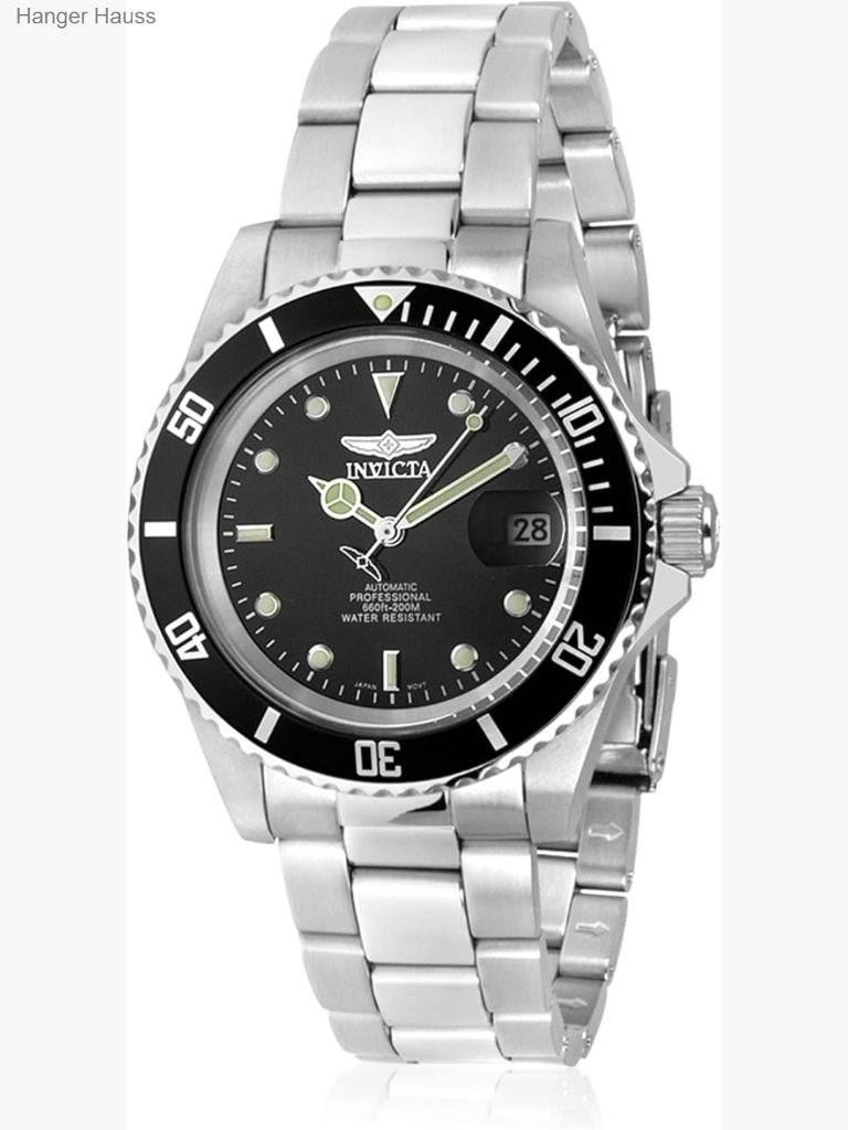 Automatic Diver Watch 40mm Stainless Steel Pro